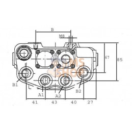 Kit de soupape SDM102/2-1500 | WALVOIL Kit de soupape SDM102/2-1500 | WALVOILPR#903412