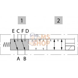 Vanne 6/2 DFE140/6 12 VDC 1 | WALVOIL Vanne 6/2 DFE140/6 12 VDC 1 | WALVOILPR#781007