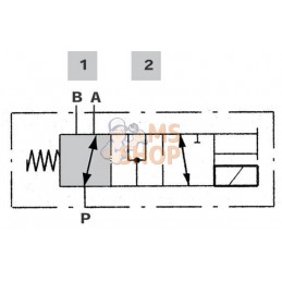 Vanne électrique A 3 voie 12V 1/2 BSP | WALVOIL Vanne électrique A 3 voie 12V 1/2 BSP | WALVOILPR#780989