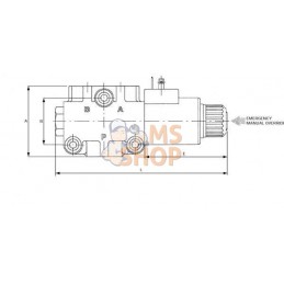 Vanne électrique A 3 voie 12V 1/2 BSP | WALVOIL Vanne électrique A 3 voie 12V 1/2 BSP | WALVOILPR#780989