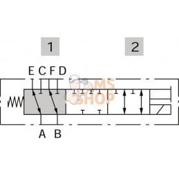 Vanne électrique A 6 voie 12V 1/2 BSP | WALVOIL Vanne électrique A 6 voie 12V 1/2 BSP | WALVOILPR#780992