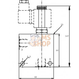 Vanne electr.2/2 12V No.ferm. 3/8" BSP | WALVOIL Vanne electr.2/2 12V No.ferm. 3/8" BSP | WALVOILPR#781029