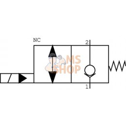 Vanne de régulation 2/2 EC10M NC 12VDC 1/2" BSP | WALVOIL Vanne de régulation 2/2 EC10M NC 12VDC 1/2" BSP | WALVOILPR#781014