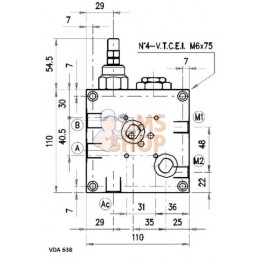 Clapet VDA-FL-6-38 NG-6 | WALVOIL Clapet VDA-FL-6-38 NG-6 | WALVOILPR#781076