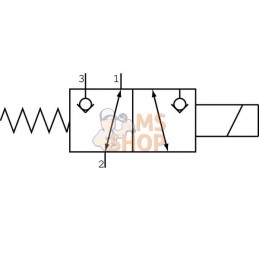 3/2 soupape électrique 12 V 3/8 EL10C | WALVOIL 3/2 soupape électrique 12 V 3/8 EL10C | WALVOILPR#781019