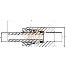 Accouplement tourante 1 1/4" 180' | WALVOIL Accouplement tourante 1 1/4" 180' | WALVOILPR#918321