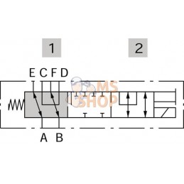 Vanne 6/2 24 CC 3/8" fuite 210 bar | WALVOIL Vanne 6/2 24 CC 3/8" fuite 210 bar | WALVOILPR#781002