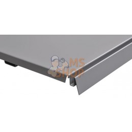 Tablette 47x66,5 cm blanc/alu | VIKA Tablette 47x66,5 cm blanc/alu | VIKAPR#1024992