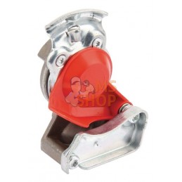 Tête d'attelage ouverte M16x1.5 rouge | WABCO Tête d'attelage ouverte M16x1.5 rouge | WABCOPR#915366