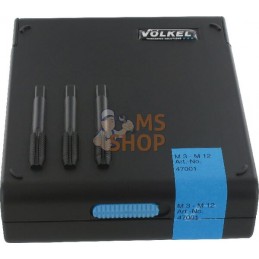 Kit de tarauds HSS M3 à M12 | VÖLKEL Kit de tarauds HSS M3 à M12 | VÖLKELPR#823578