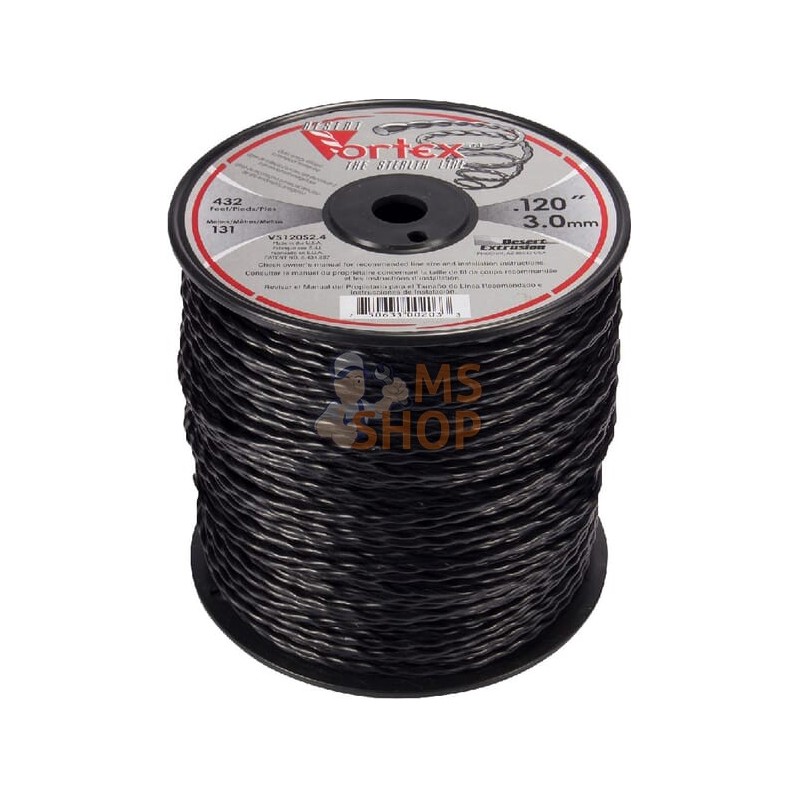 Fil nylon Vortex 3mm 131,7m | VORTEX Fil nylon Vortex 3mm 131,7m | VORTEXPR#1025137