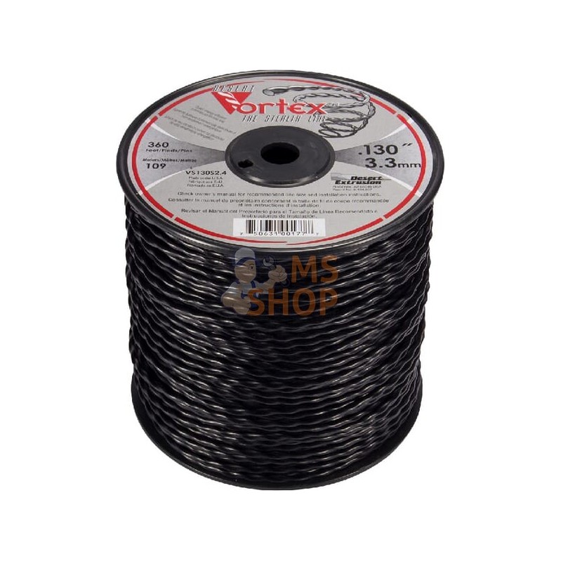 Fil nylon Vortex 3,3mm 109,7m | VORTEX Fil nylon Vortex 3,3mm 109,7m | VORTEXPR#970064