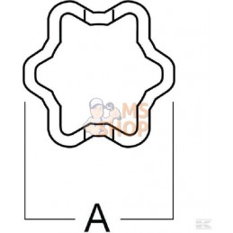 Cardan AW26 42x104 - L1010mm | WEASLER Cardan AW26 42x104 - L1010mm | WEASLERPR#1024741