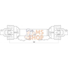 Cardan AW26 42x104 - L1010mm | WEASLER Cardan AW26 42x104 - L1010mm | WEASLERPR#1024741
