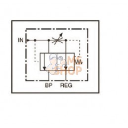 Régulateur de débit 3 voies 0–45 l/min | WEBTEC Régulateur de débit 3 voies 0–45 l/min | WEBTECPR#969847