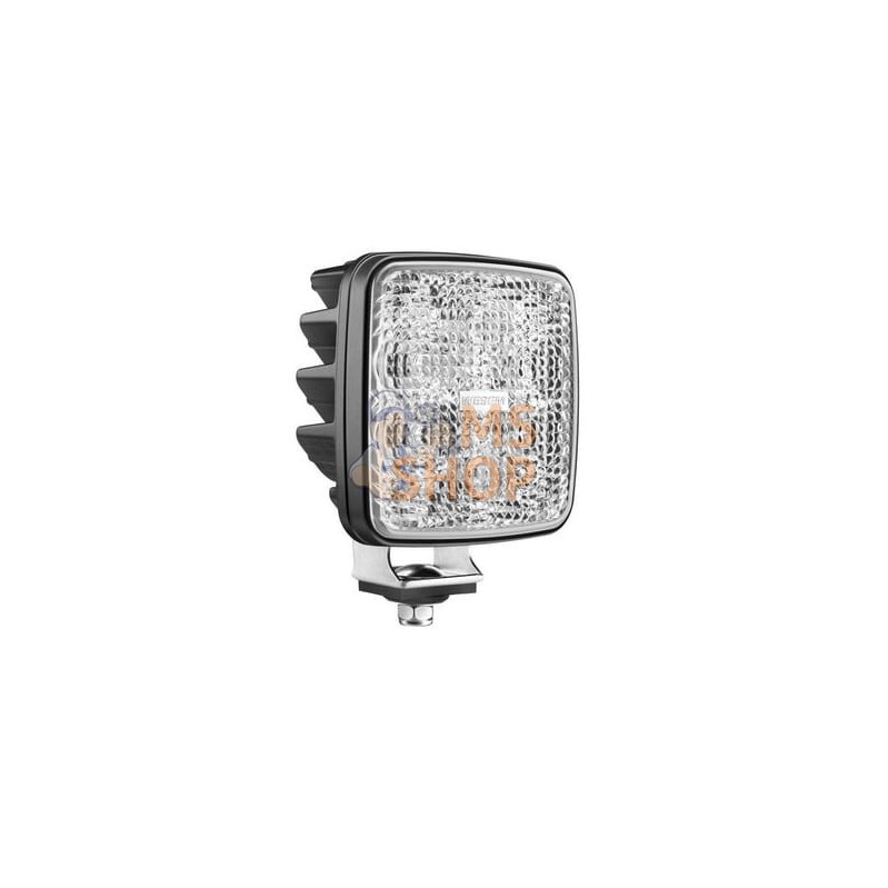 Feu de travail LED, R23, 22 W, 1600 lm, carré, 12-24 V, 105x105x50 mm, faisceau large, Wesem  | WESEM Feu de travail LED, R23, 2