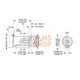 Moteur orb., arbre 25, aiguil. | WHITE Moteur orb., arbre 25, aiguil. | WHITEPR#1112697