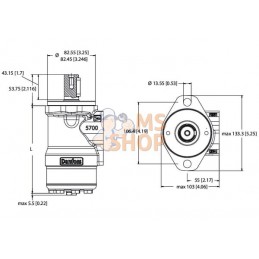 Moteur orbital, arbre Ø 25 A2 | WHITE Moteur orbital, arbre Ø 25 A2 | WHITEPR#1112698