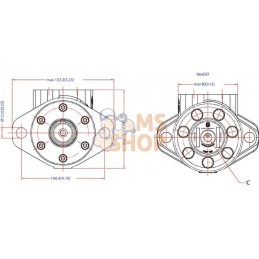 Moteur Orbit , Cardan Ø25,WDH | WHITE Moteur Orbit , Cardan Ø25,WDH | WHITEPR#1112729