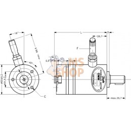 Moteur Orbit ,W. Ø16, Capteur | WHITE Moteur Orbit ,W. Ø16, Capteur | WHITEPR#1112741