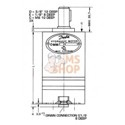 Moteur Orbit ,W. Ø16 Moteur O | WHITE Moteur Orbit ,W. Ø16 Moteur O | WHITEPR#1112761