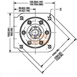 Moteur-roue, arbre Ø25, cond. | WHITE Moteur-roue, arbre Ø25, cond. | WHITEPR#1112762