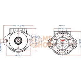 Moteur Orbit Cardan 1" Z6, WHD | WHITE Moteur Orbit Cardan 1" Z6, WHD | WHITEPR#1112772