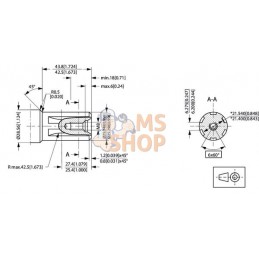 Moteur orb., arbre Ø 1" Z6 A2 | WHITE Moteur orb., arbre Ø 1" Z6 A2 | WHITEPR#1112788