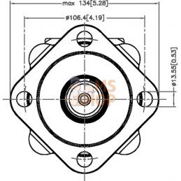 Moteur Orbit Cardan Ø32, Sta | WHITE Moteur Orbit Cardan Ø32, Sta | WHITEPR#1112841