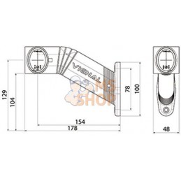 Feu de gabarit AMP droit | VIGNAL Feu de gabarit AMP droit | VIGNALPR#823849