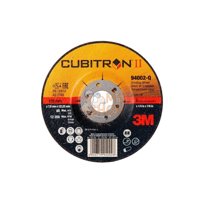 Disque Cubitron II 125x7x22mm | 3M Disque Cubitron II 125x7x22mm | 3MPR#505574 Disque Cubitron II 125x7x22mm | 3M Disque Cubitron II 125x7x22mm | 3MPR#505574