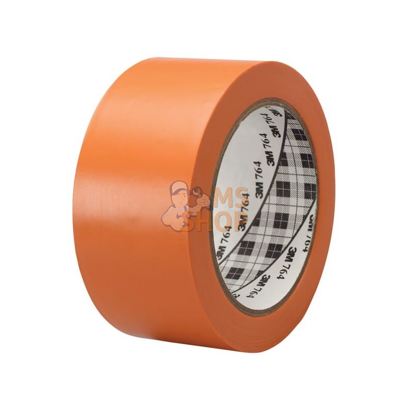 Ruban de vinyle 764, orange, 50 mm x 33 M | 3M Ruban de vinyle 764, orange, 50 mm x 33 M | 3MPR#1079180