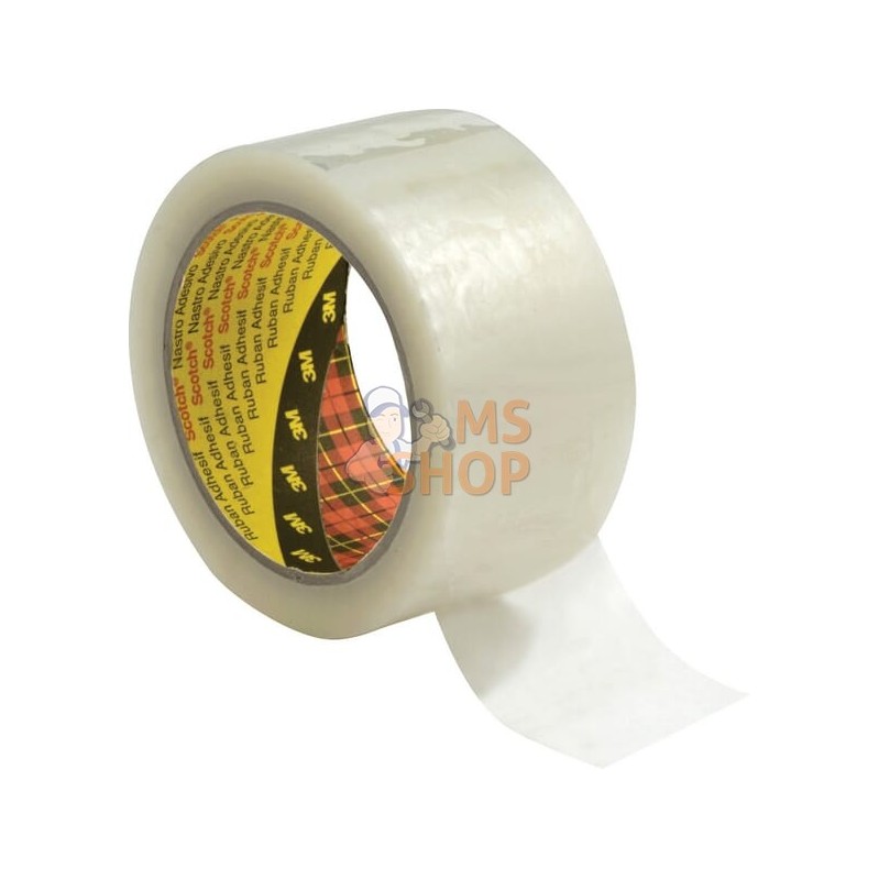 Boîte de rubans d’étanchéité Scotch® 371, transparent, 50 mm x 66 m (6X) | 3M Boîte de rubans d’étanchéité Scotch® 371, transpar