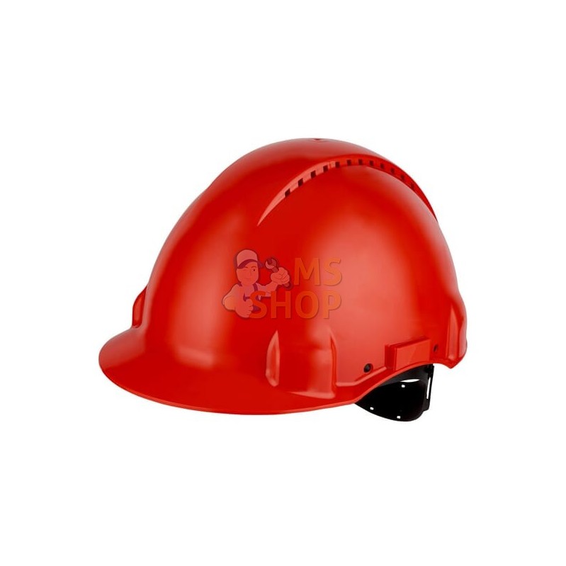 Casque de sécurité rouge G3000 | 3M Casque de sécurité rouge G3000 | 3MPR#583575