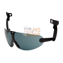 Casque avec lunettes de sécurité intégrées, grises, V9G | 3M Casque avec lunettes de sécurité intégrées, grises, V9G | 3MPR#5836