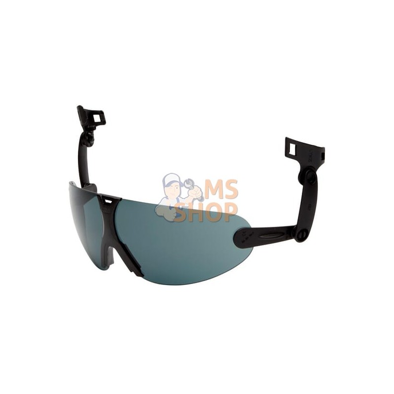 Casque avec lunettes de sécurité intégrées, grises, V9G | 3M Casque avec lunettes de sécurité intégrées, grises, V9G | 3MPR#5836