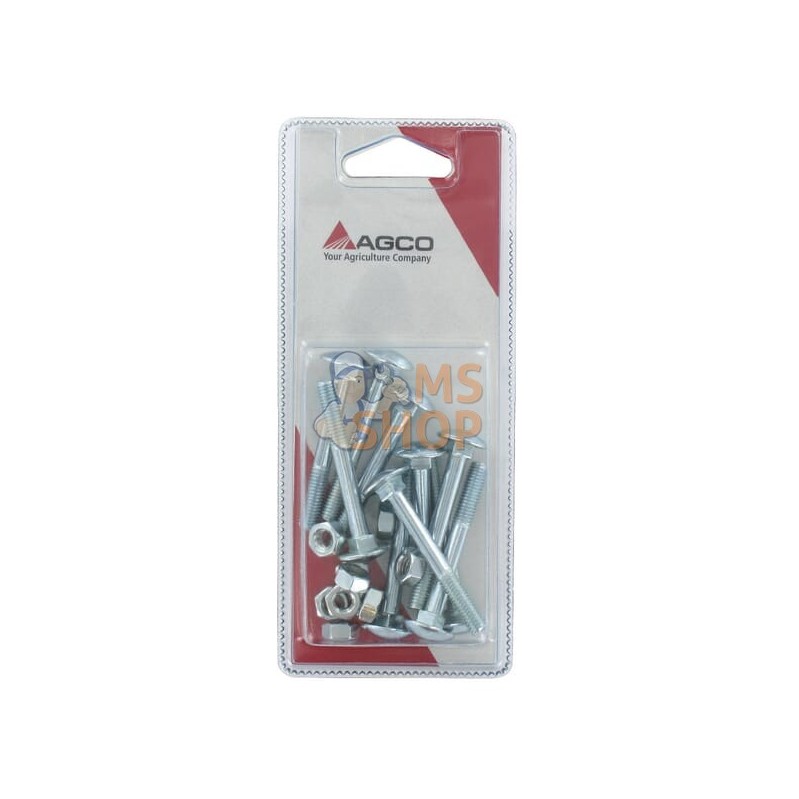 Boulon de commerce M6x50 (10x) | AGCO BLISTER Boulon de commerce M6x50 (10x) | AGCO BLISTERPR#1073037