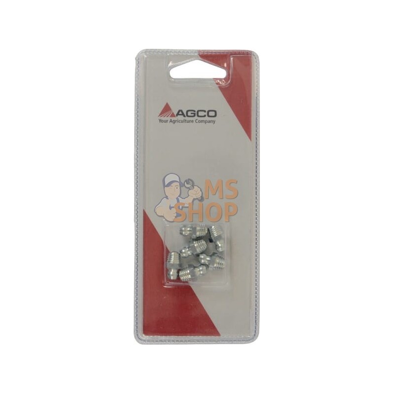 Graisseur droit M8 x 1 (x6) | AGCO BLISTER Graisseur droit M8 x 1 (x6) | AGCO BLISTERPR#1073600