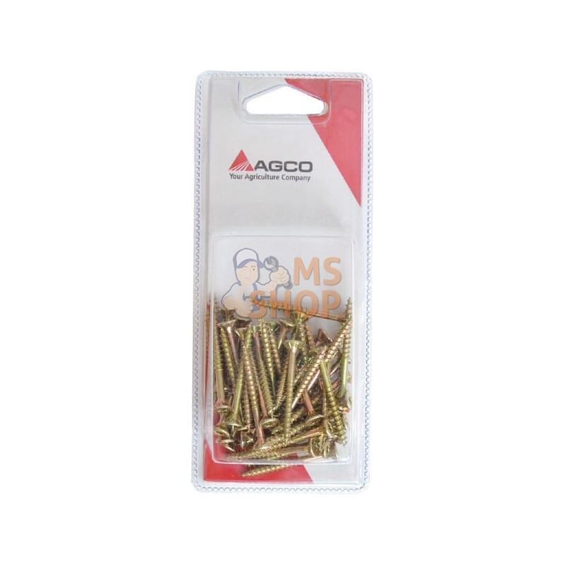 Vis p pann.agglo TX 4x40(50x) | AGCO BLISTER Vis p pann.agglo TX 4x40(50x) | AGCO BLISTERPR#1073898