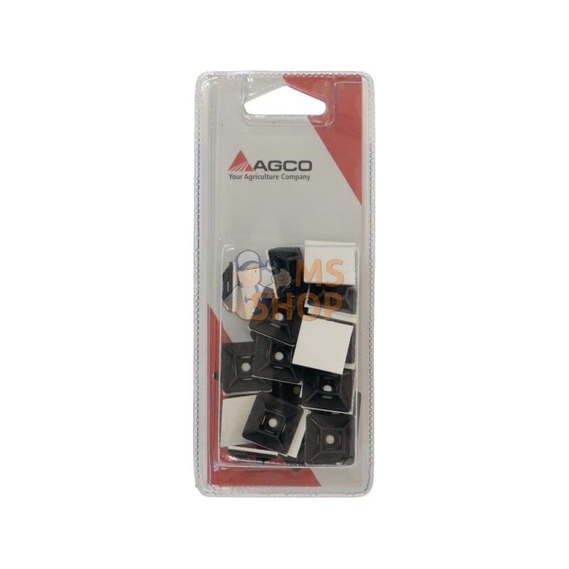 Socle adhésif 3,6 mm (x25) | AGCO BLISTER Socle adhésif 3,6 mm (x25) | AGCO BLISTERPR#1073914