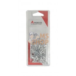 Rivet aveugle 3.2x10 mm (50x) | AGCO BLISTER Rivet aveugle 3.2x10 mm (50x) | AGCO BLISTERPR#1073310