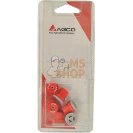 Buse conique 80° rouge céramique (6x) | AGCO BLISTER Buse conique 80° rouge céramique (6x) | AGCO BLISTERPR#1073269