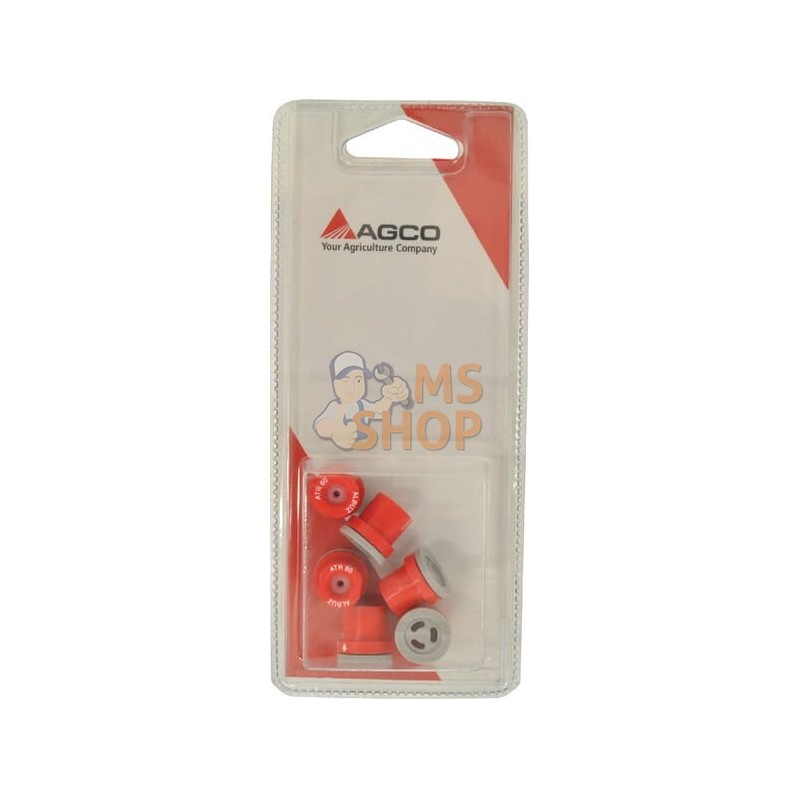 Buse conique 80° rouge céramique (6x) | AGCO BLISTER Buse conique 80° rouge céramique (6x) | AGCO BLISTERPR#1073269