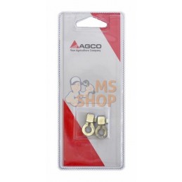 Embouts oeillet 6,5mm (2x) | AGCO BLISTER Embouts oeillet 6,5mm (2x) | AGCO BLISTERPR#1113272