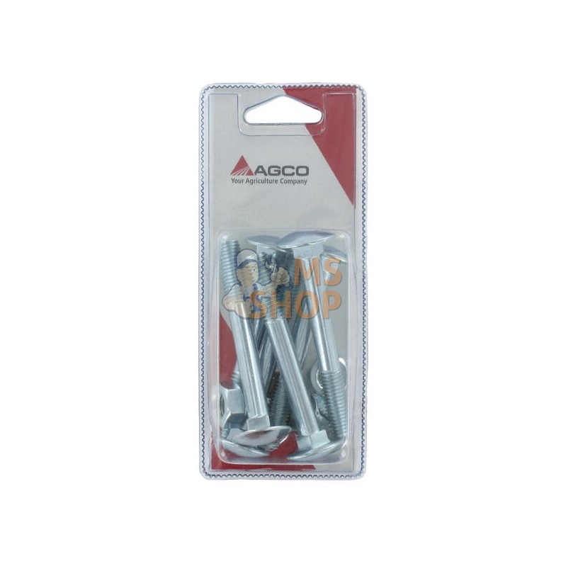 Boulon de commerce M10x80 (6x) | AGCO BLISTER Boulon de commerce M10x80 (6x) | AGCO BLISTERPR#1073169