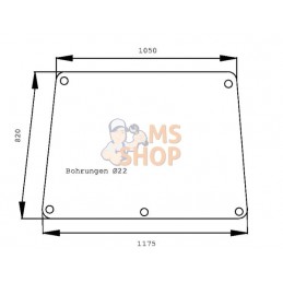 Pare-brise sup. | AGCO Pare-brise sup. | AGCOPR#1113316