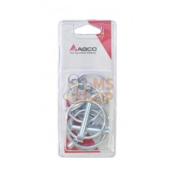 Goupille clips 7mm (6x) | AGCO BLISTER Goupille clips 7mm (6x) | AGCO BLISTERPR#1113641