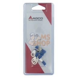 Cosses rondes bleues Ø6mm (6x) | AGCO BLISTER Cosses rondes bleues Ø6mm (6x) | AGCO BLISTERPR#1113669