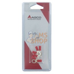 Cosses rondes rouge Ø6mm (6x) | AGCO BLISTER Cosses rondes rouge Ø6mm (6x) | AGCO BLISTERPR#1113681