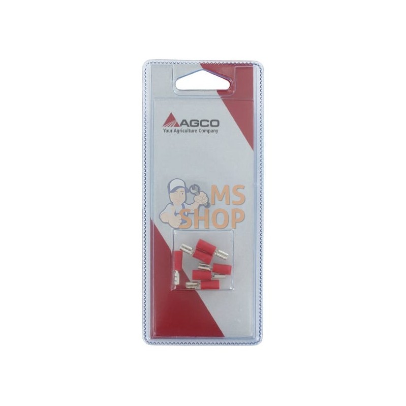 Fiche clip 2,8 x 0,8mm (6x) | AGCO BLISTER Fiche clip 2,8 x 0,8mm (6x) | AGCO BLISTERPR#1113688